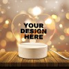 Custom Heart Shaped Acrylic Photo Panel