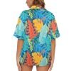 Women's All Over Print Hawaiian Shirt (T58-2)（Made In Queen）