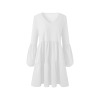 Women's V Neck Loose Fit Dress