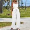 Custom Individualized V-Neck Crop Cami Top & Tie Waist Pants Set