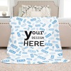 Custom Flannel Fleece Throw Blanket 60"x80"