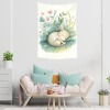 Cotton Linen Tapestry 40"x 60" (Made in Queen)