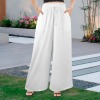 Custom Personalized Elastic Waist Tether Pockets Wide Leg Pants