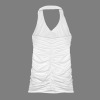 Custom Specialized V Neck Halterneck Backless Pleated Bodycon Dress