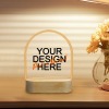 Custom Acrylic Photo Frame With Light Base