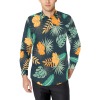 Men's All Over Print Long Sleeve Shirt with Merged Design Model T61
