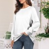 Custom Personalized Women's Long Sleeve Round Neck T Shirts