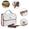 All Over Print Canvas Bag (Brown)