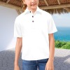 Girls' All Over Print Polo Shirt