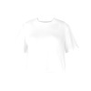 Women's Short Sleeve Cropped Crew Neck T-Shirt