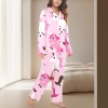 CCAPS003女士长袖长裤家居套服(Sets02) 全涤汗布
