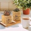 Mini Square Wooden Flower Pot