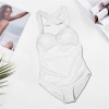 Women's Halter One-Piece Swimsuit