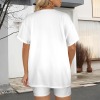 Custom Personalized Casual Oversized T-Shirt & Biker Shorts Set