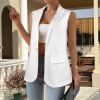 Women's Sleeveless Blazer Vest