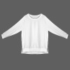 Custom Personalized Women's Crew Neck Long Sleeve Side Zipper Sweatshirt