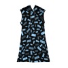 Drawstring Sleeveless Hooded Dress