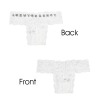 Custom Letter Lace Thong(A) (Back Customizing)(Made In USA)