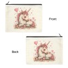 Cosmetic Bag (DTF)（8.85"x 6.88"inch）(Two-Sided Printing)