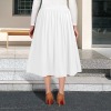 Custom Individualized High Waist Button A-Line Pleated Pockets Skirts