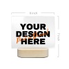 Custom Acrylic Photo Plaque with Wooden Base