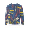 All Over Print Fleece Lined Sweatshirt for Men Model H18