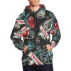 Men's All Over Print Hoodie USA Size Model H13