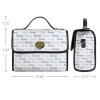All Over Print Canvas Bag (Black)