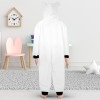 All-Over Print Women's Flannel Zipper One-Piece Pajamas