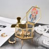 Hexagon Glass Jewelry Box