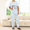 Men's All Over Print Pajama Set