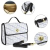 All Over Print Canvas Bag (Black)