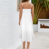 Custom Personalized Spaghetti Strap Flowy Hem Maxi Dress