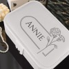 Custom Leather Rectangular Jewelry Box
