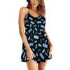 Backless Lace-Up Dress
