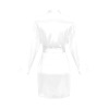 All-Over Print Women's Long Sleeve Belted Night Robe