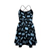 Backless Lace-Up Dress