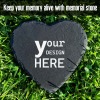 Heart Shaped Memorial Stone or coaster