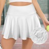 Custom Individualized High Waist Pleated Zipper Pockets Active Skirts