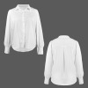Custom Personalized Women's Button Lantern Long Sleeve Shirts