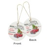 Custom Round Ceramic Ornament