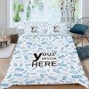 Personalized 3 Pieces Bedding Set