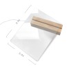 Acrylic Photo Frame with Square Light Stand 8"x6"