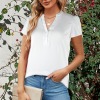 Custom Personalized Women's Cap Sleeve V-Neck T-Shirt