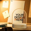 Custom Acrylic Photo Frame With Light Base