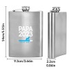 Personalized 304 Stainless Steel Hip Flask (8oz)