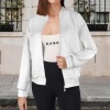 Custom Personalized Casual Long Sleeve Zip-Up Bomber Jacket