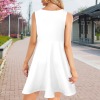 Women's Sleeveless A-Line Casual Dress