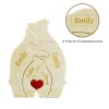 Wooden Bear Family Puzzle with 4 Names