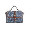 Multi-Function Leather Satchel-Brown (Model 1739)
